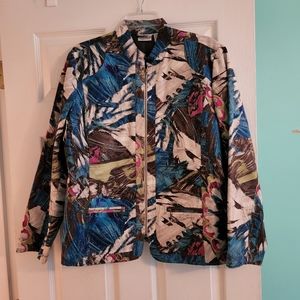 Chico's zippered jacket, size 3